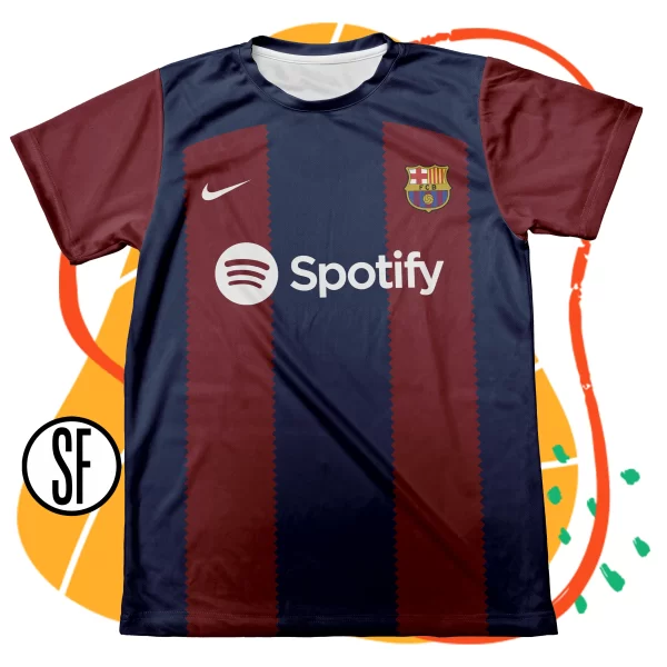 Barcelona-Home-23-24-Camiseta Frente