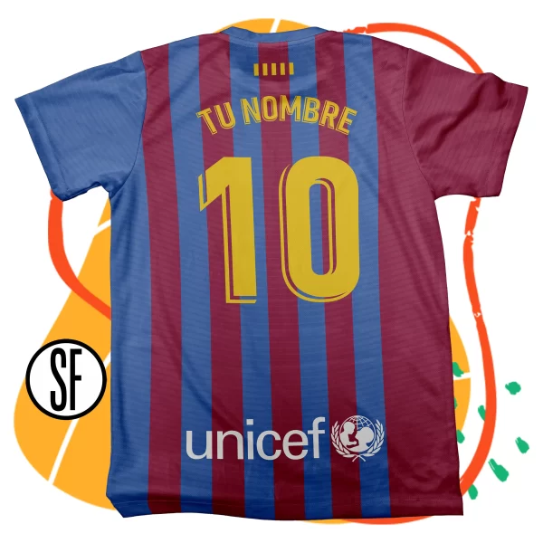 FC-Barcelona-Local- 21-22-Camiseta Atras