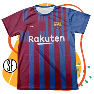 FC-Barcelona-Local- 21-22-Camiseta Frente