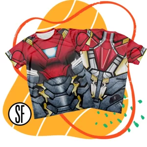 Iron Man Metalizado-CAMISA