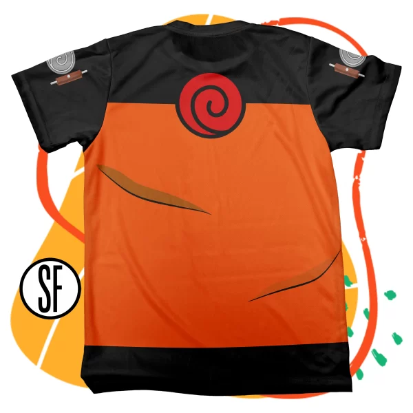 Naruto Traje naranja-Camiseta-Atras