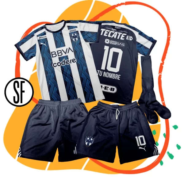 Rayados de Monterrey CUP 23-24-UNIFORME-MANGA-CORTA