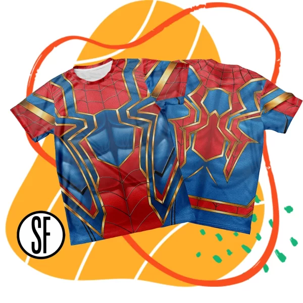 Spiderman Iron Spider-Camiseta-full