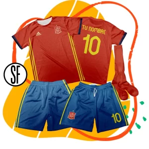 Uniforme Seleccion de España Local 2016